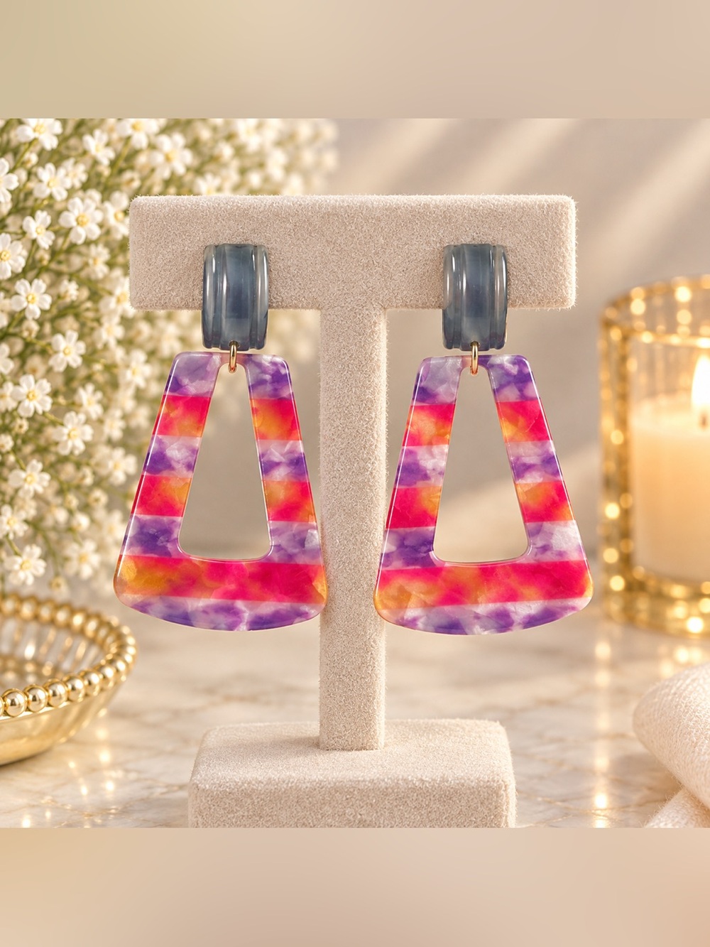 ✨ NEW ✨ Plunder Colorful Resin Drop Earrings ✨